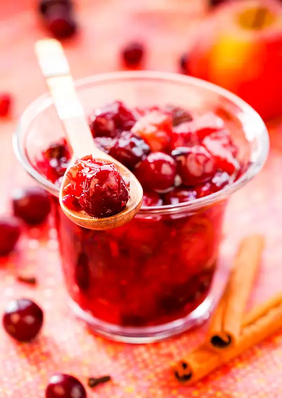 Apple-Cranberry Chutney