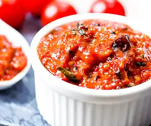 Eggplant-Tomato Chutney