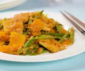 Butternut Squash, Green Beans & Tofu