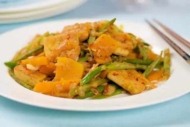 Butternut Squash, Green Beans & Tofu