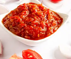 Apple-Lovage Chutney