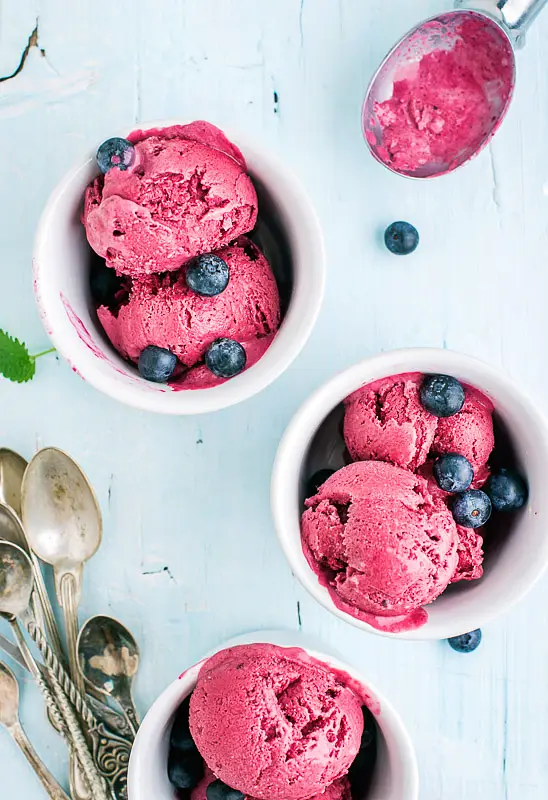 Blueberry Ice Cream