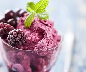 Decadent Blackberry Ice Cream