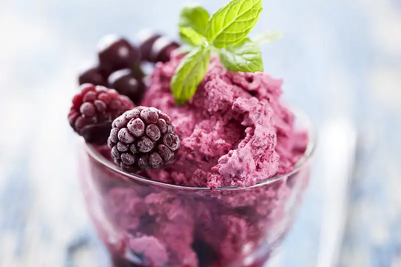 Decadent Blackberry Ice Cream