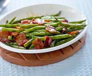 Bacon Glazed Green Beans