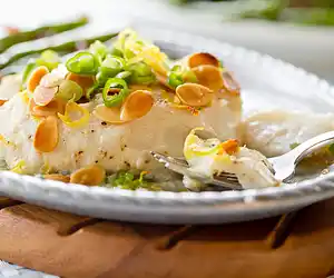 Almond Baked Norwegian Cod