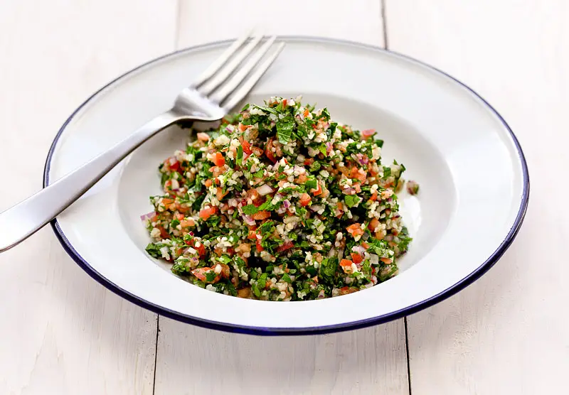 Easy Garlicky Tabouli