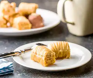 Citrus & Spiced Walnuts-Phyllo Rolls