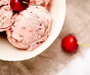Cherry Cheesecake Ice Cream *