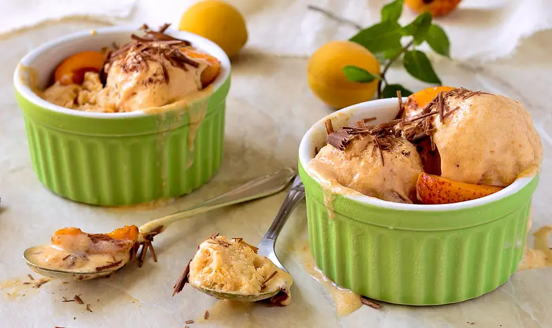 Fresh Apricot Ice Cream