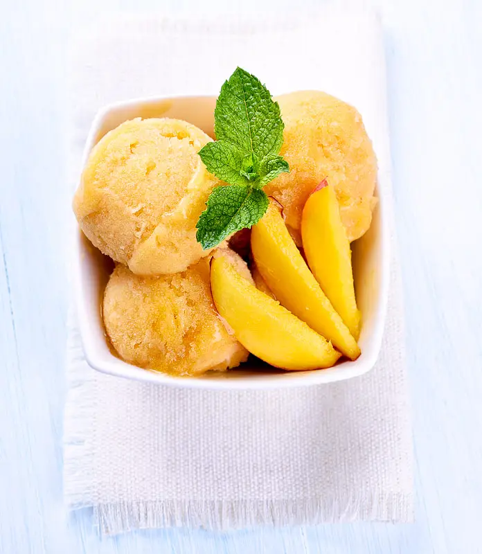 Favorite Peach Ice Cream
