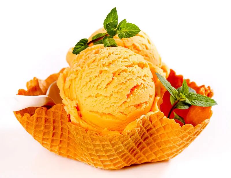 Fresh Peach Ice Cream