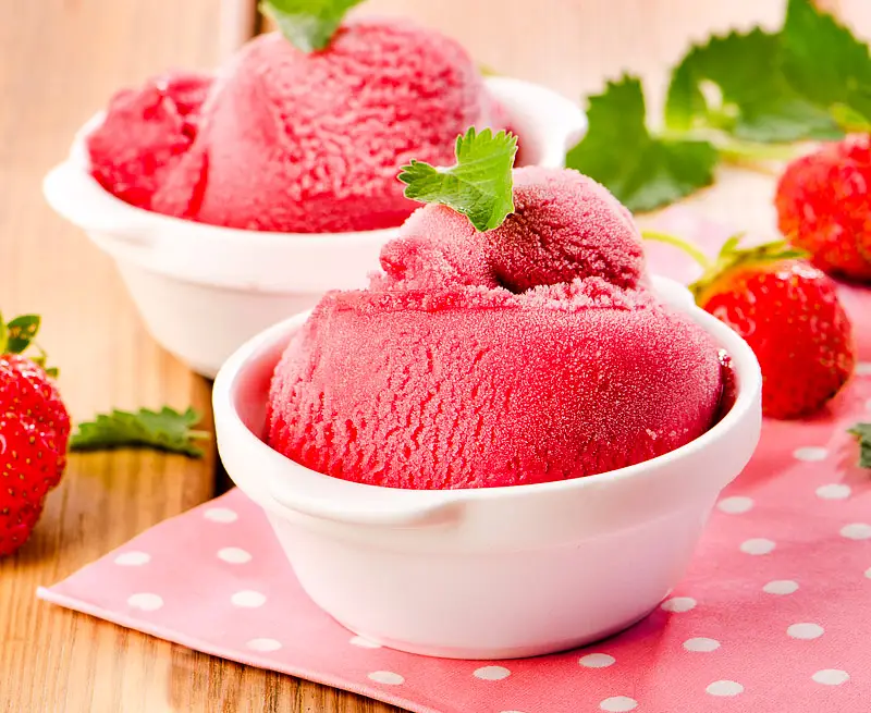 Strawberry Gelato (Sherbet)