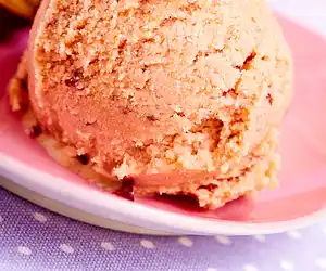 Plum Ice Cream Souffles with Spiced-Plum Sauce