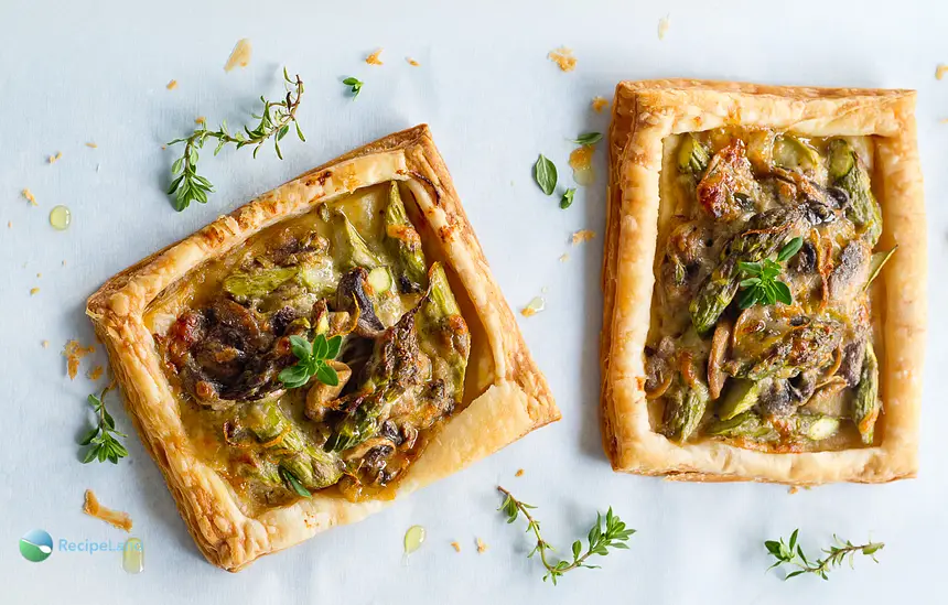 Asparagus & Mushroom Tarts