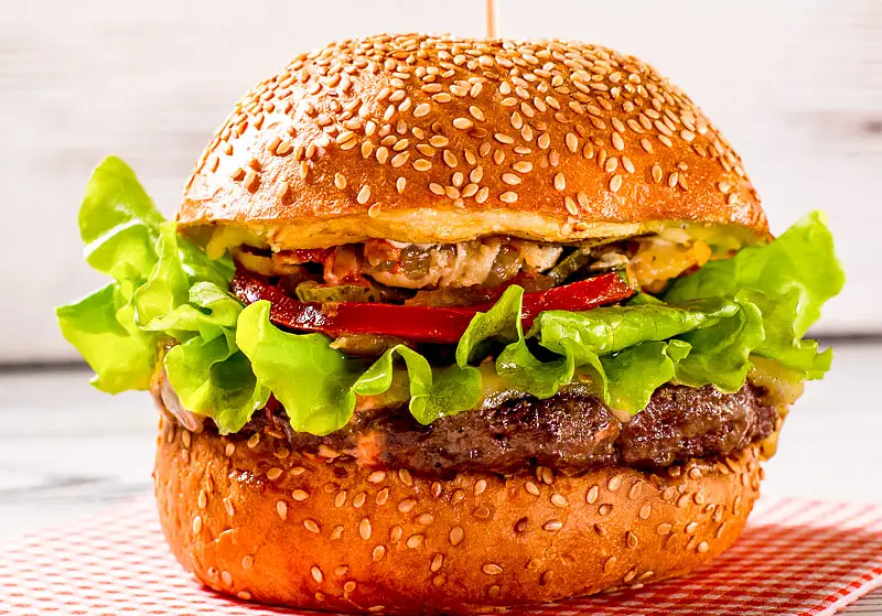 Grilled Jalapeno Buffalo Burgers