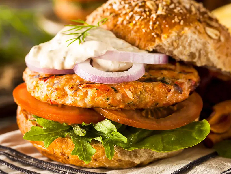 Super Salmon Burgers