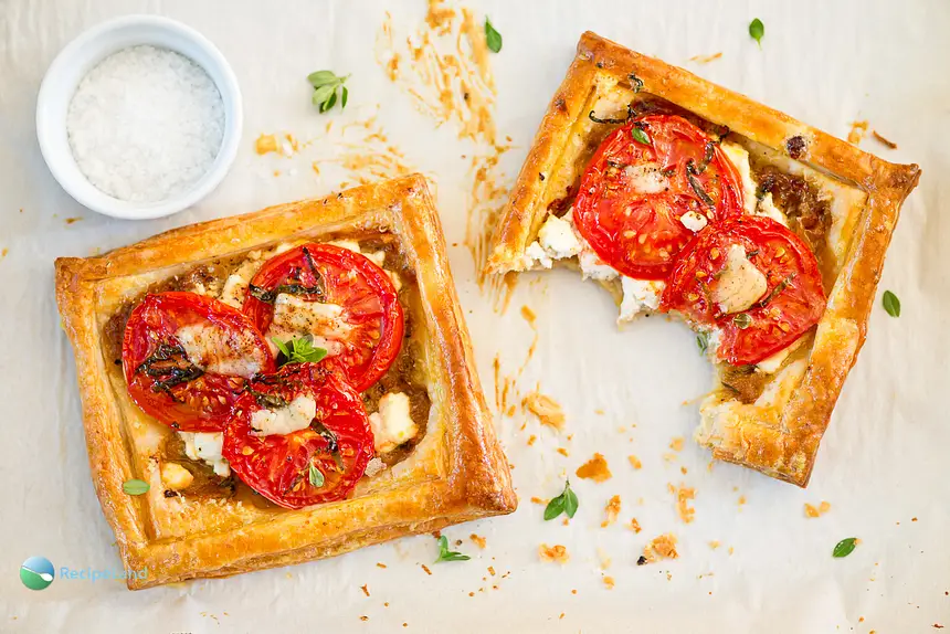 Herbed Goat Cheese & Tomato Tarts