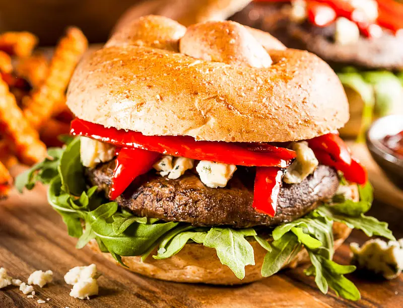 Grilled Portobello Mushroom Burgers