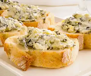 Holiday Spinach & Artichoke Party Dip