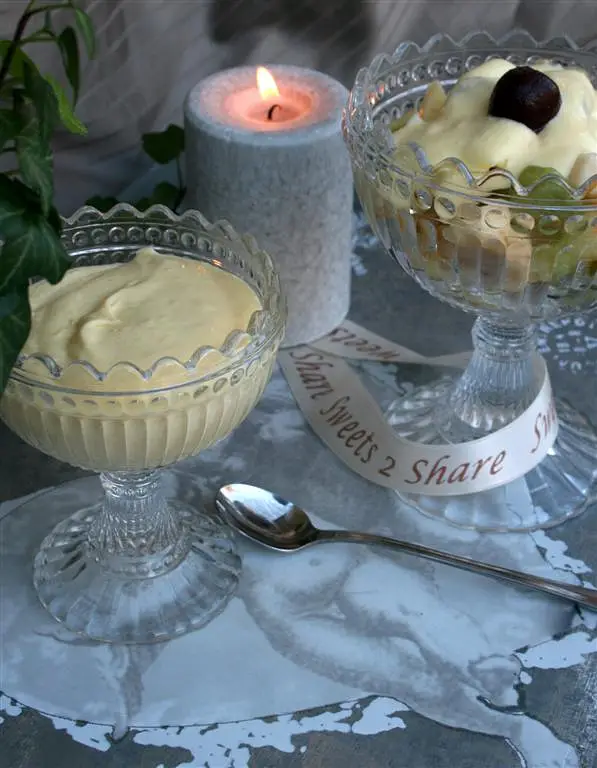 Fruit Salad with Lemon Cream 