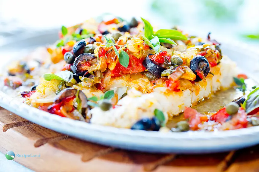 Baked Cod Provencal