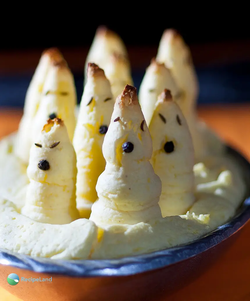 Halloween Ghost Potatoes