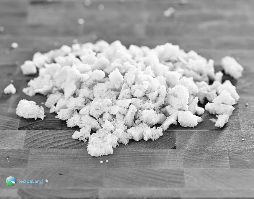 Finely chopped fresh bread crumbs
