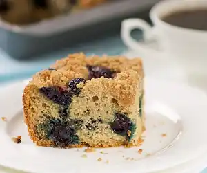 Alaskan Blueberry Coffee Cake
