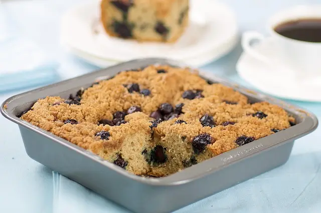 Alaskan Blueberry Coffee Cake
