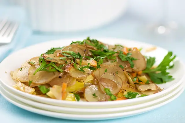 Low Fat Potato & Leek Casserole