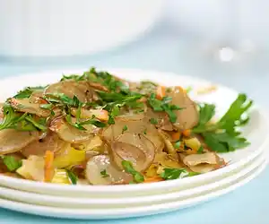 Low Fat Potato & Leek Casserole