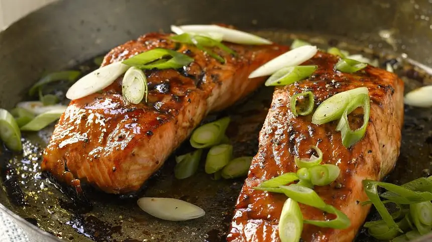 Glazed Salmon Fillets 