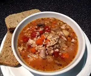 Grandma's Chicken & Barley Soup