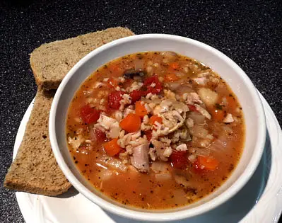 Grandma's Chicken & Barley Soup