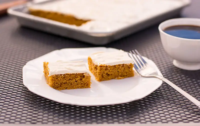 Spiced Pumpkin Sheet Cake