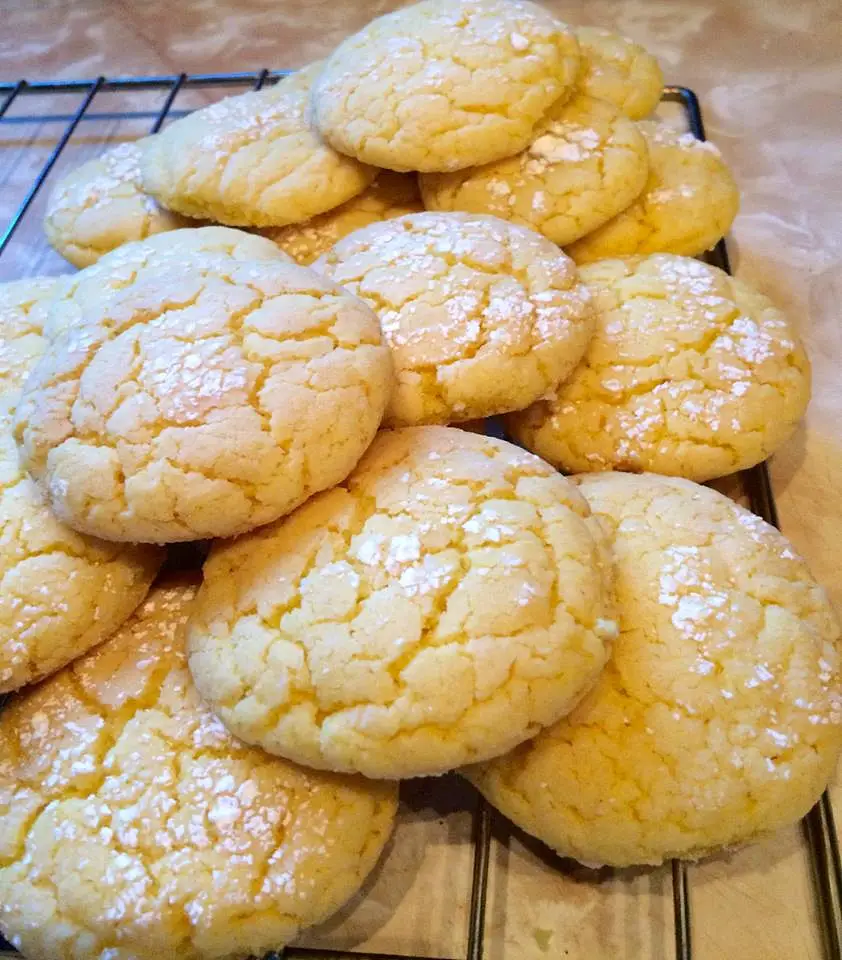 Lemon Crinkle Cookies