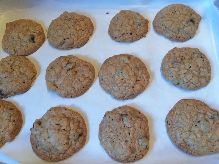 Chocolate Butterscotch Granola Cookies
