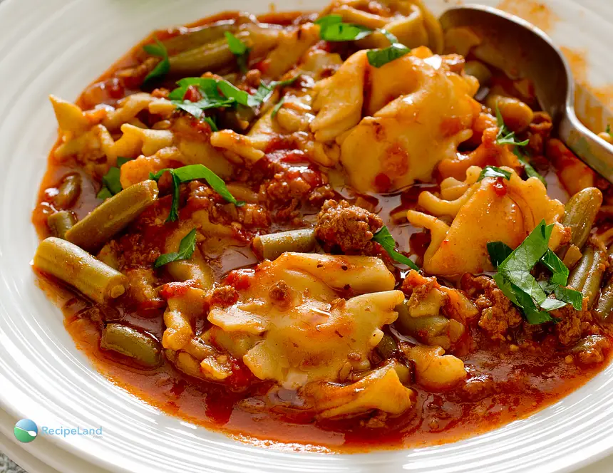 Easy Beefy Tortellini Soup