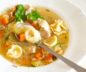 Chicken Tortellini Soup