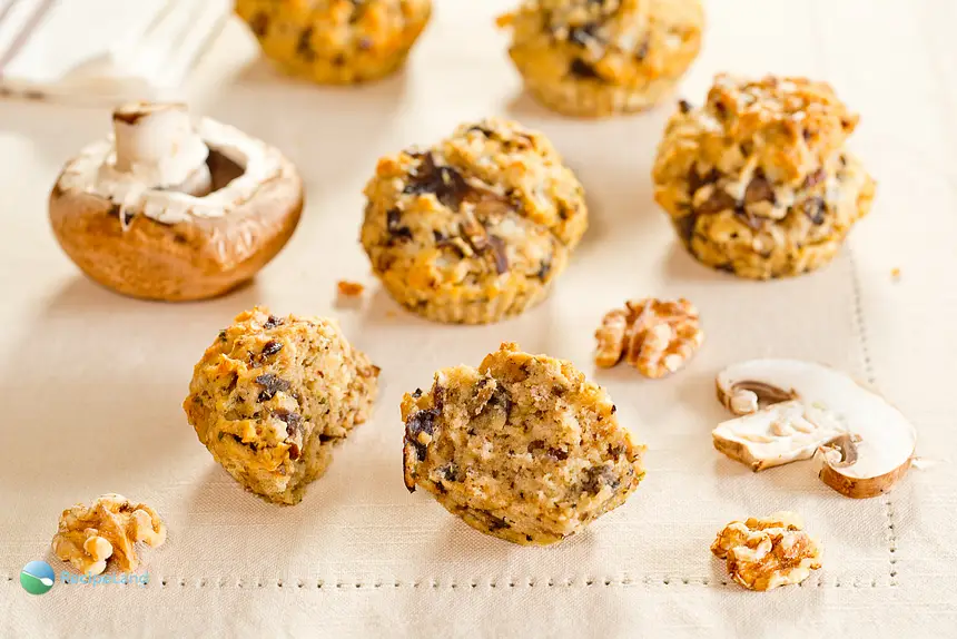 Savory Mushroom Muffins
