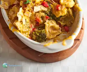 Santa Fe Chicken Tortellini Casserole