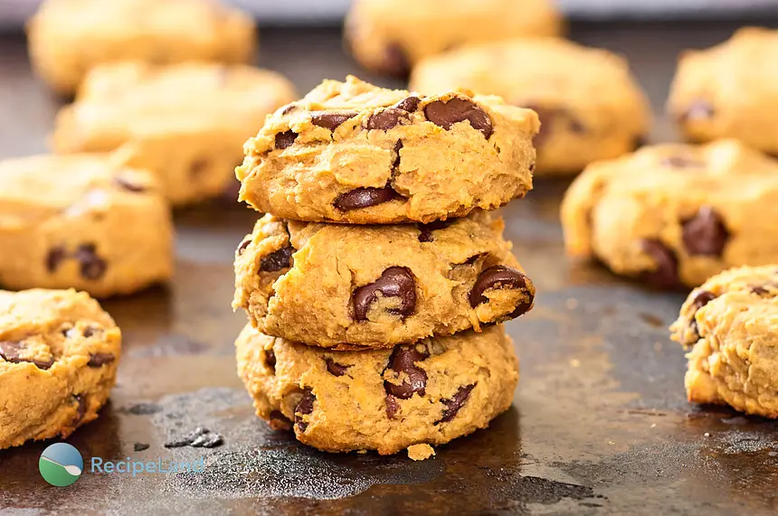 Peanut Butter, Chocolate Chip & Chickpea Cookies (Gluten-free)