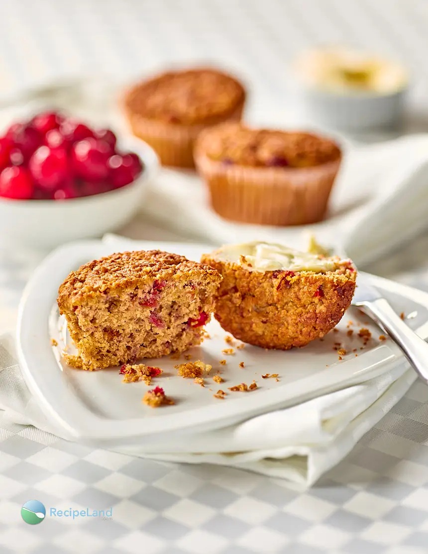 Orange & Honey Cranberry-Bran Muffins