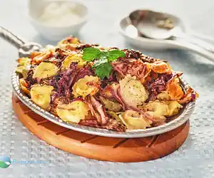 Tortellini Al Forno with Radicchio & Goat Cheese