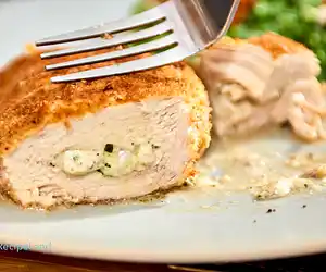 Pesto & Cream Cheese Stuffed Chicken Breasts