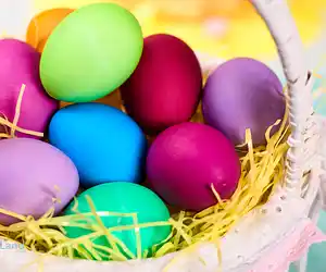 Easter Egg Dye with Color Chart