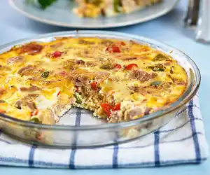 Crustless Tuna Quiche