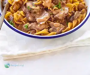 Easy Beef Stroganoff For Two