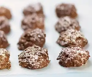 Chocolate, Coconut & Pecan Meringue Bites